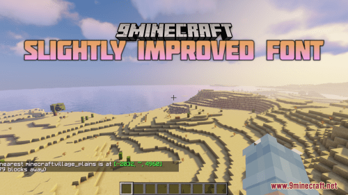 Slightly Improved Font Resource Pack (1.19.4, 1.18.2) – Texture Pack Thumbnail
