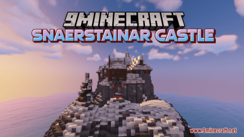 Snærstainar Castle Map (1.21.1, 1.20.1) – Snowy Nordic Castle Thumbnail