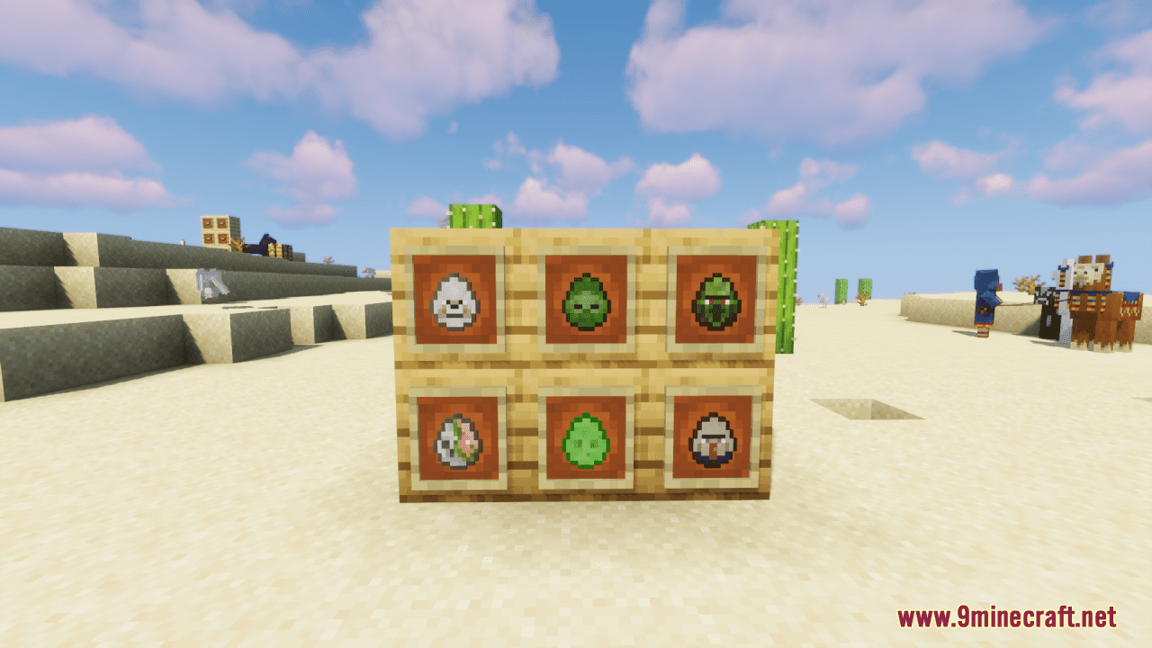 Spawn Eggs Faces Resource Pack (1.20.6, 1.20.1) - Texture Pack 7