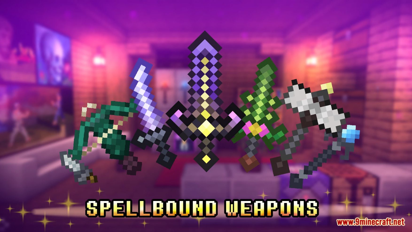 Spellbound Weapons Data Pack (1.19.4, 1.19.2) - More Weapons! 9