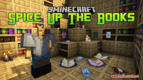 Spice Up The Books Resource Pack (1.20.6, 1.20.1) – Texture Pack Thumbnail