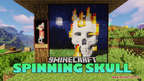 Spinning Skull Resource Pack (1.20.6, 1.20.1) – Texture Pack Thumbnail