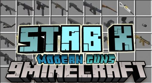 Stabx Modern Guns Mod (1.20.1, 1.19.4) – High Quality Weapons Thumbnail