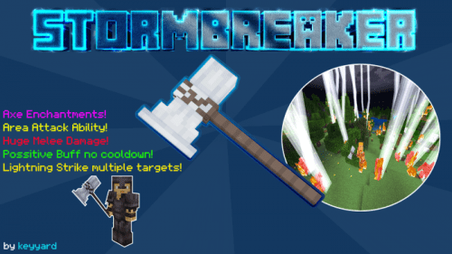 Stormbreaker Addon (1.19) – MCPE/Bedrock Mod Thumbnail