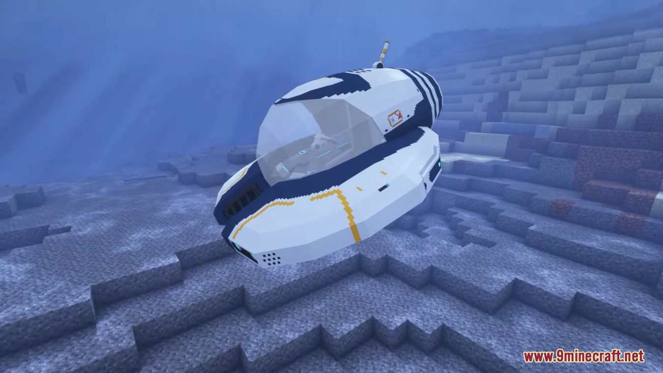 SubCraftica Mod (1.12.2) - Subnautica Submarine for Minecraft 15