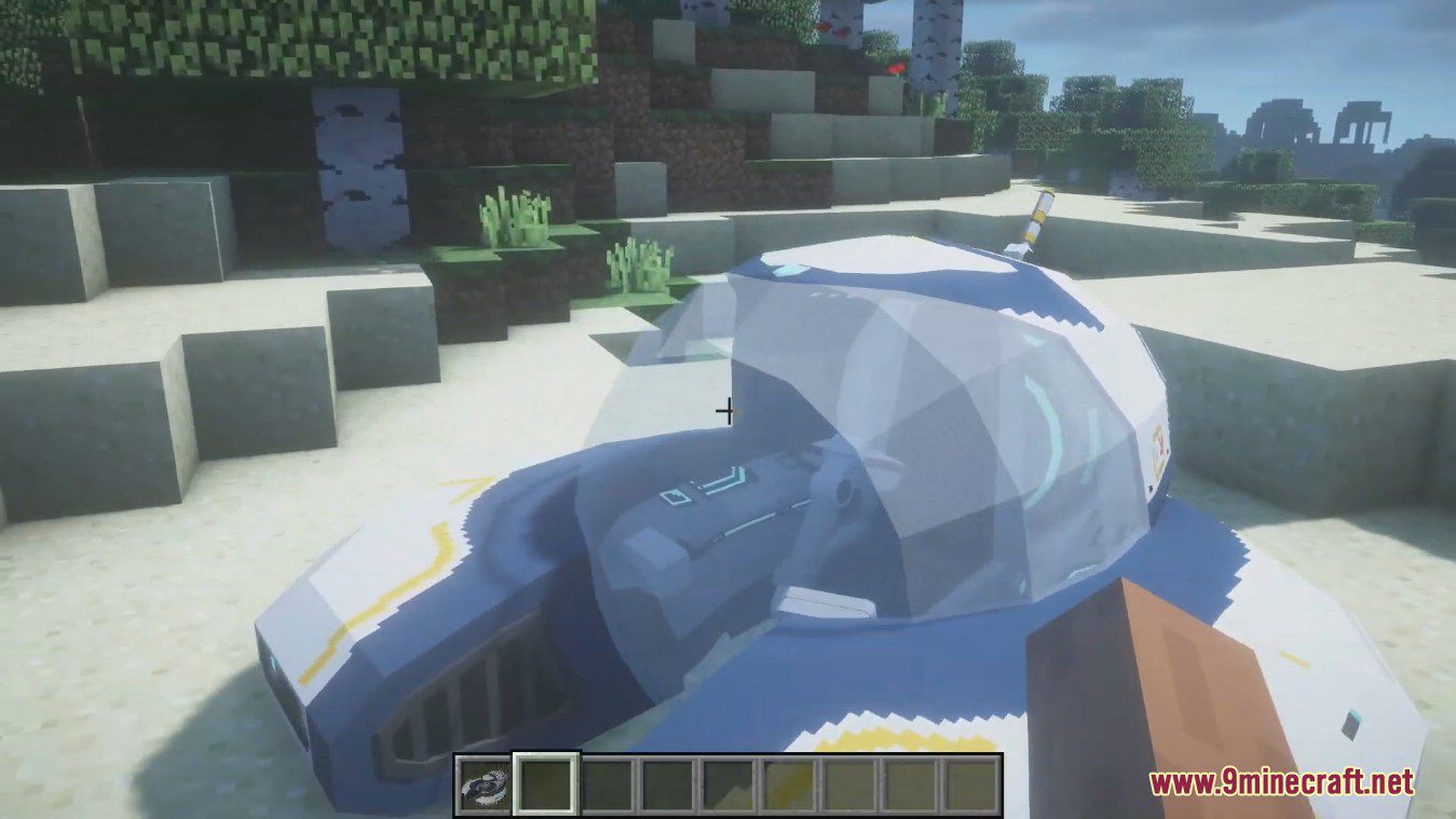 SubCraftica Mod (1.12.2) - Subnautica Submarine for Minecraft 4