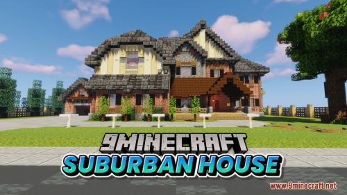 Suburban House Map (1.20.4, 1.19.4) – For A Loving Family Thumbnail