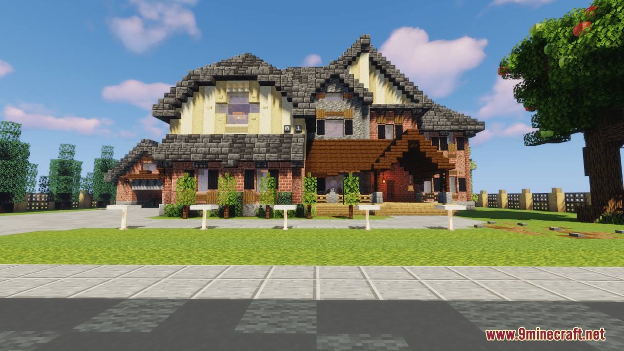 Suburban House Map (1.20.4, 1.19.4) - For A Loving Family 2