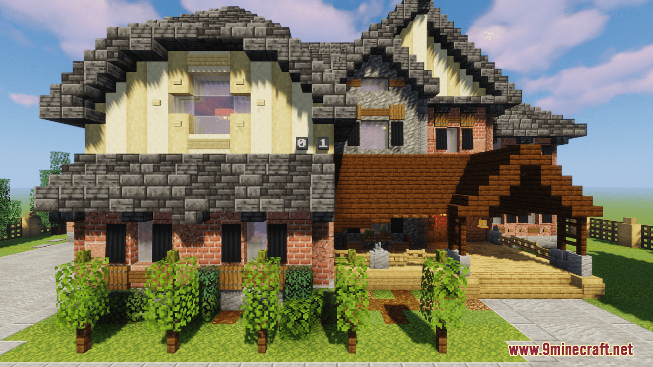Suburban House Map (1.20.4, 1.19.4) - For A Loving Family 5