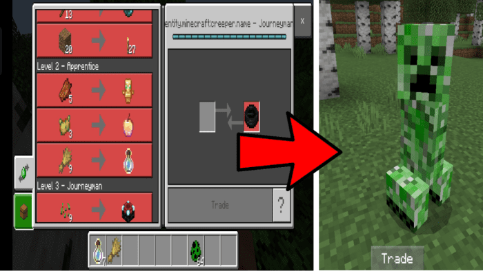 Super OP Trading All Mobs Addon (1.19) - MCPE/Bedrock Mod 11