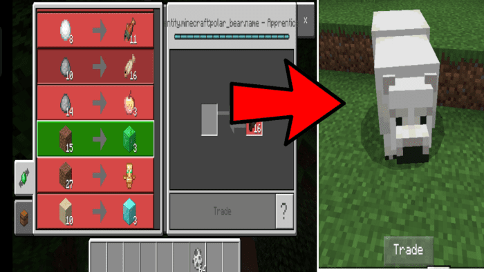 Super OP Trading All Mobs Addon (1.19) - MCPE/Bedrock Mod 12