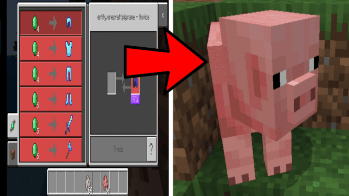 Super OP Trading All Mobs Addon (1.19) - MCPE/Bedrock Mod 5