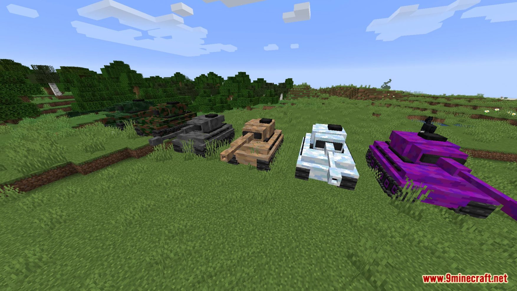 Tanks Data Pack (1.19.4, 1.19.2) - Drivable Tanks! 3