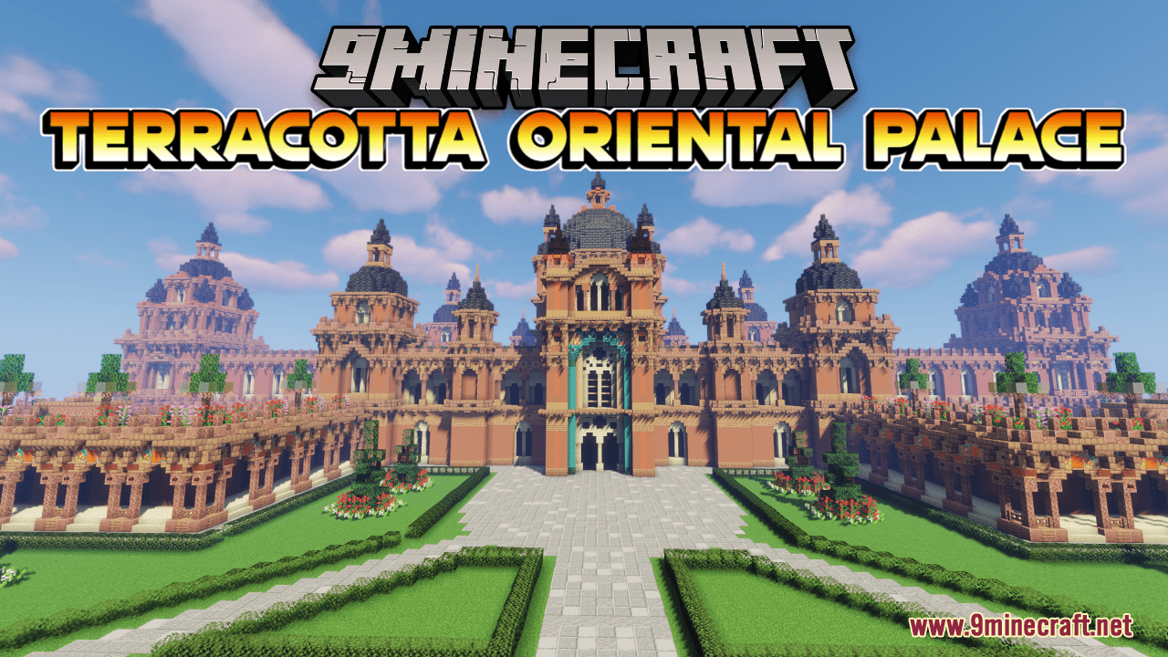 Terracotta Oriental Palace Map (1.21.1, 1.20.1) - Fancy Castle With Garden 1