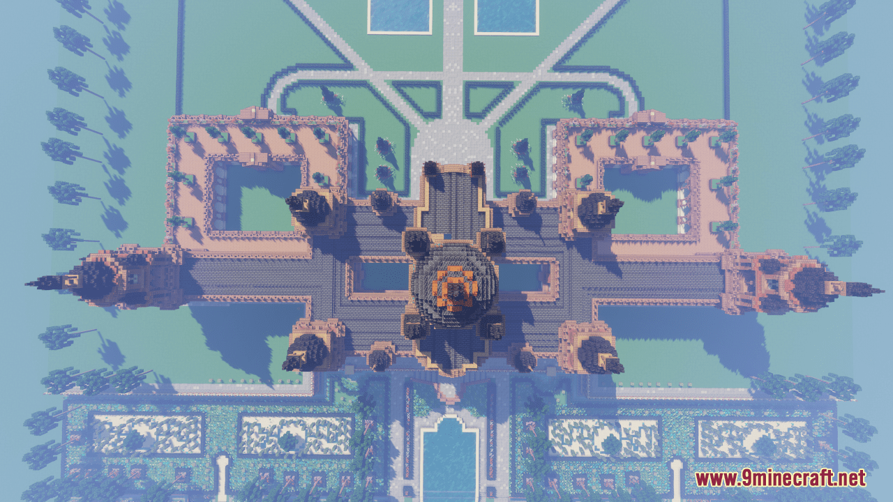 Terracotta Oriental Palace Map (1.19.4, 1.18.2) - Fancy Castle With Garden 10