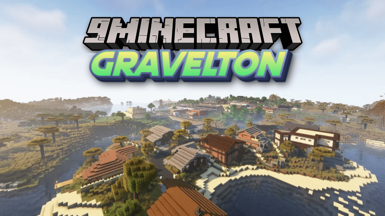 The Town Of Gravelton Map (1.21.1, 1.20.1) - A Quiet Town Beside The Sea 1