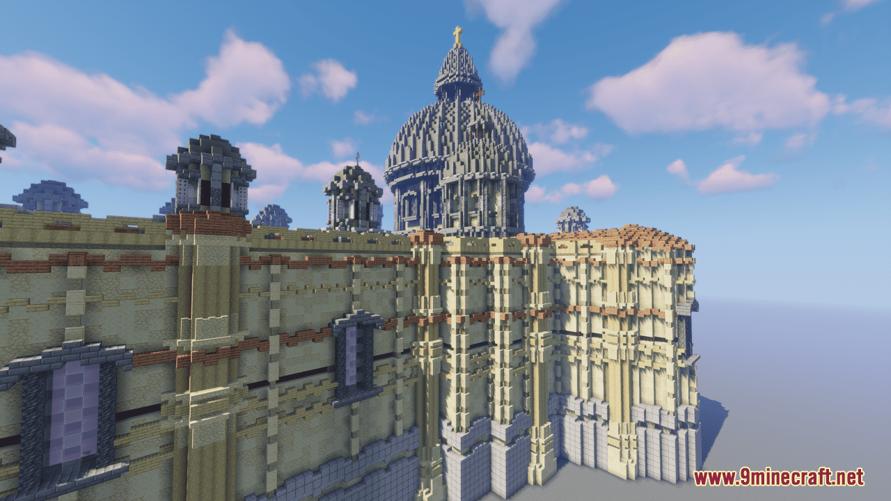 The Vatican City Map (1.21.1, 1.20.1) - St Peter's Basilica Recreation 6