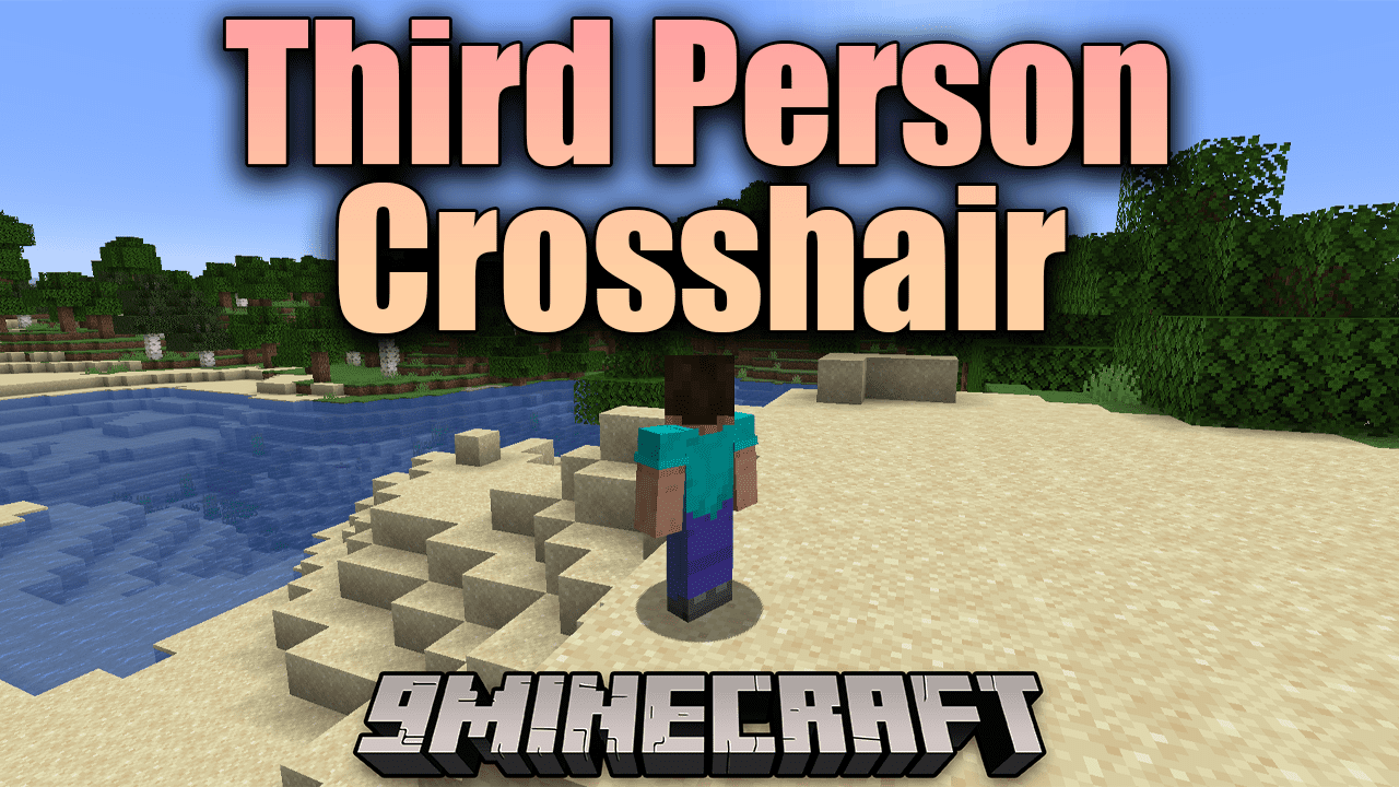 Third Person Crosshair Mod (1.20.4, 1.19.4) - Enables Crosshair In Third-Person View 1