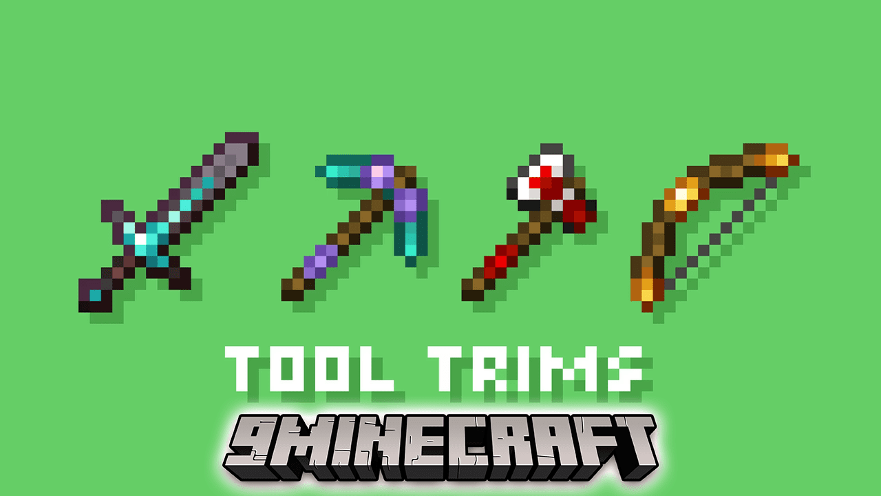 Tool Trims Data Pack (1.21, 1.20.1) - Beautiful Tools! 1