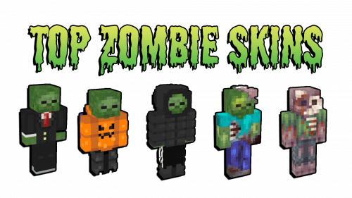 Top 15 Zombie Minecraft Player Skins in 2023 Thumbnail