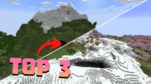 Top 3 Insane Seeds Near Spawn For Minecraft (1.19.4, 1.19.2) – Java Edition Thumbnail