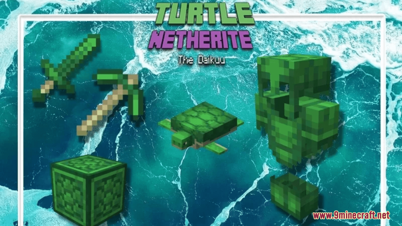 Turtle Netherite Resource Pack (1.20.6, 1.20.1) - Texture Pack 1