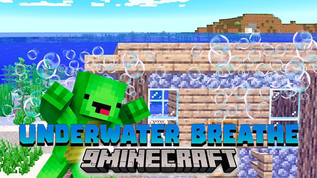 Underwater Breathe Data Pack (1.19.4, 1.19.2) - Live Underwater! 1