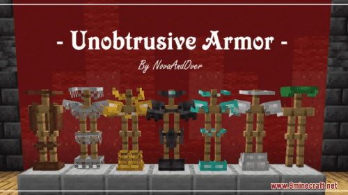 Unobtrusive Armor Resource Pack (1.20.6, 1.20.1) – Texture Pack Thumbnail