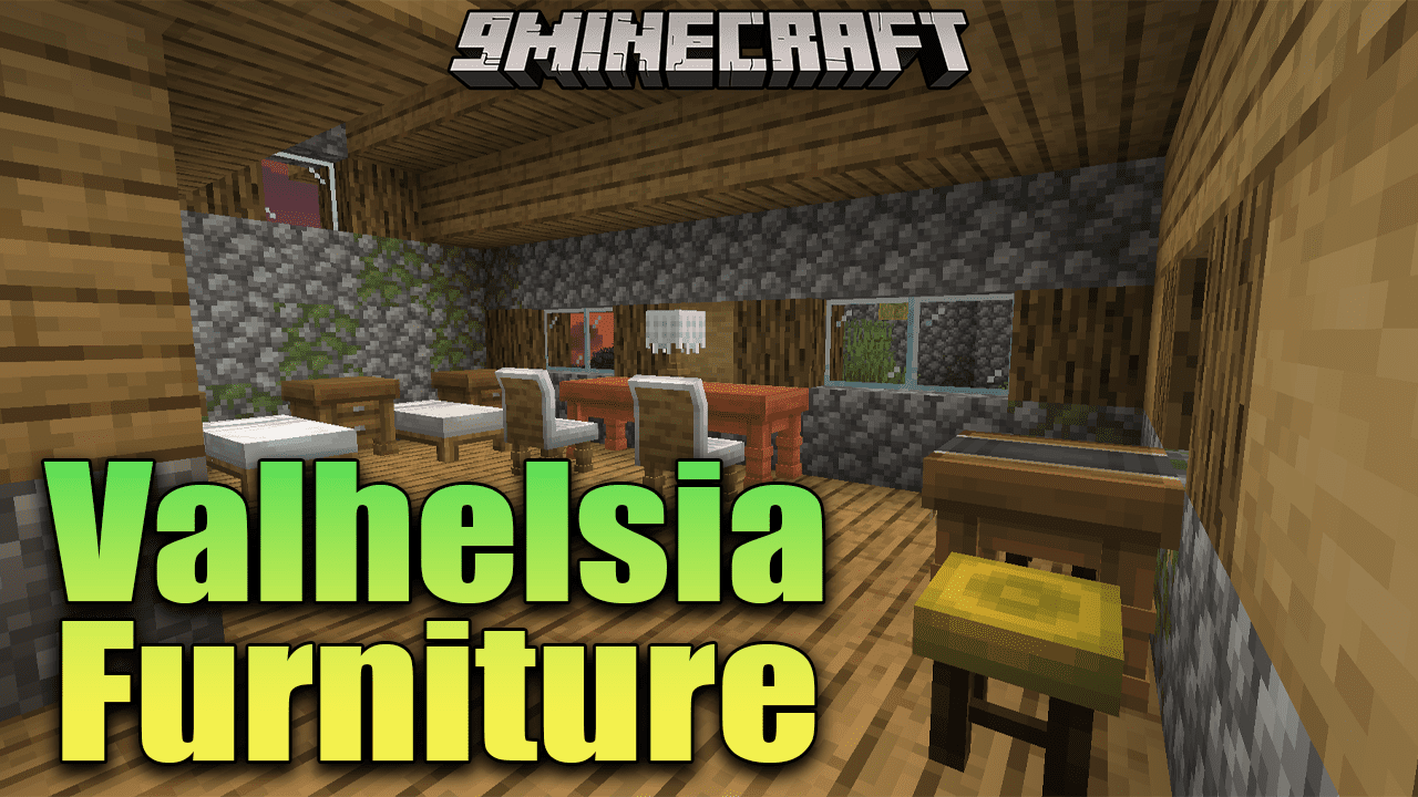 Valhelsia Furniture Mod (1.21.1, 1.20.1) - New Options To Enhance Your Home 1