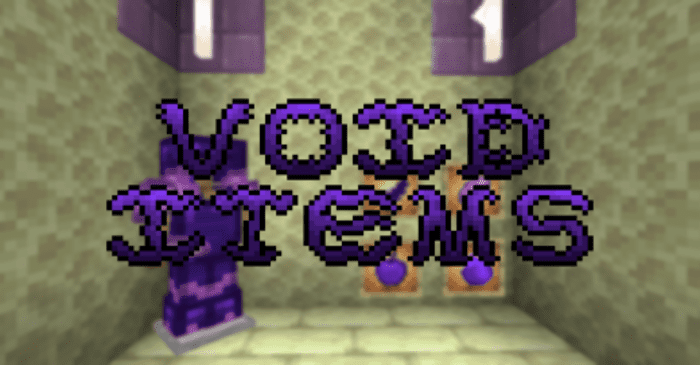 Void Items Addon (1.19) - MCPE/Bedrock Mod 1