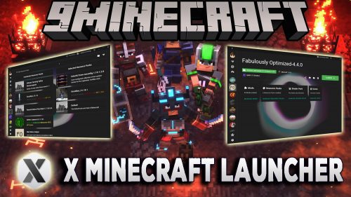 X Minecraft Launcher (1.21, 1.20.1) – Launcher with Modern UX, UI Thumbnail