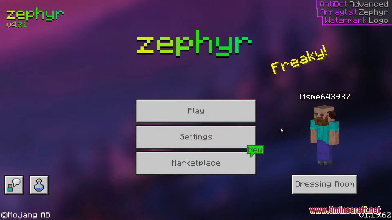 Zephyr Client Bedrock (1.19.70, 1.19.60) - Ambrosial Client for Windows 10/11 2