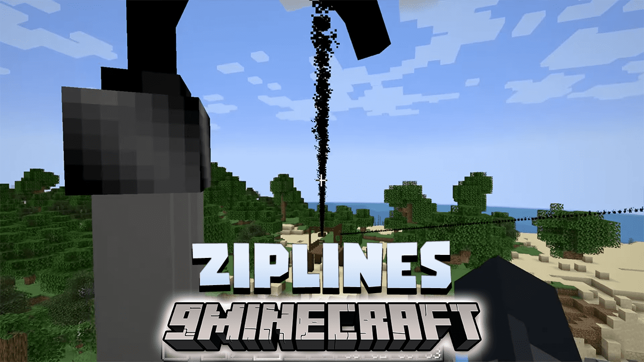 Ziplines Data Pack (1.19.4, 1.19.2) - Move Faster! 1