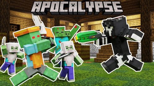 Zombie Apocalypse Addon (1.20, 1.19) – MCPE/Bedrock Mod Thumbnail