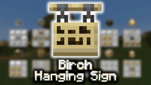 Birch Hanging Sign – Wiki Guide Thumbnail