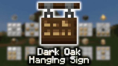 Dark Oak Hanging Sign – Wiki Guide Thumbnail