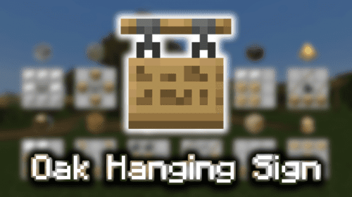 Oak Hanging Sign – Wiki Guide Thumbnail