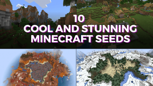 10 Cool and Stunning Minecraft Seeds You Need To Try (1.19.4, 1.19.2) – Java/Bedrock Edition Thumbnail