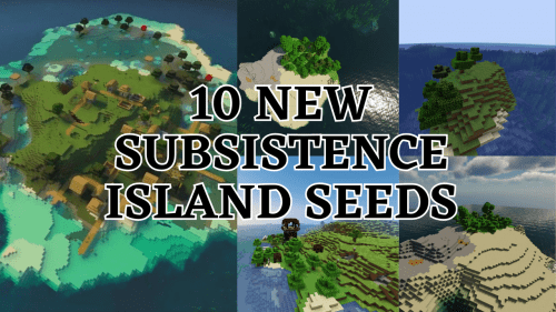 10 New Subsistence Island Seeds For Minecraft (1.19.4, 1.19.2) – Java Edition Thumbnail