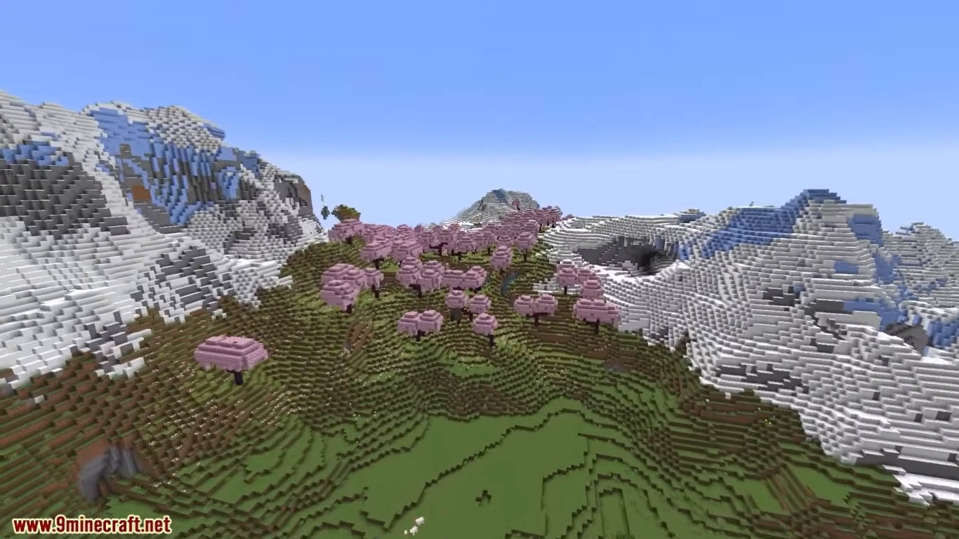 3 Best New Cherry Grove Biome Seeds For Minecraft (1.20.6, 1.20.1) - Java Edition 2