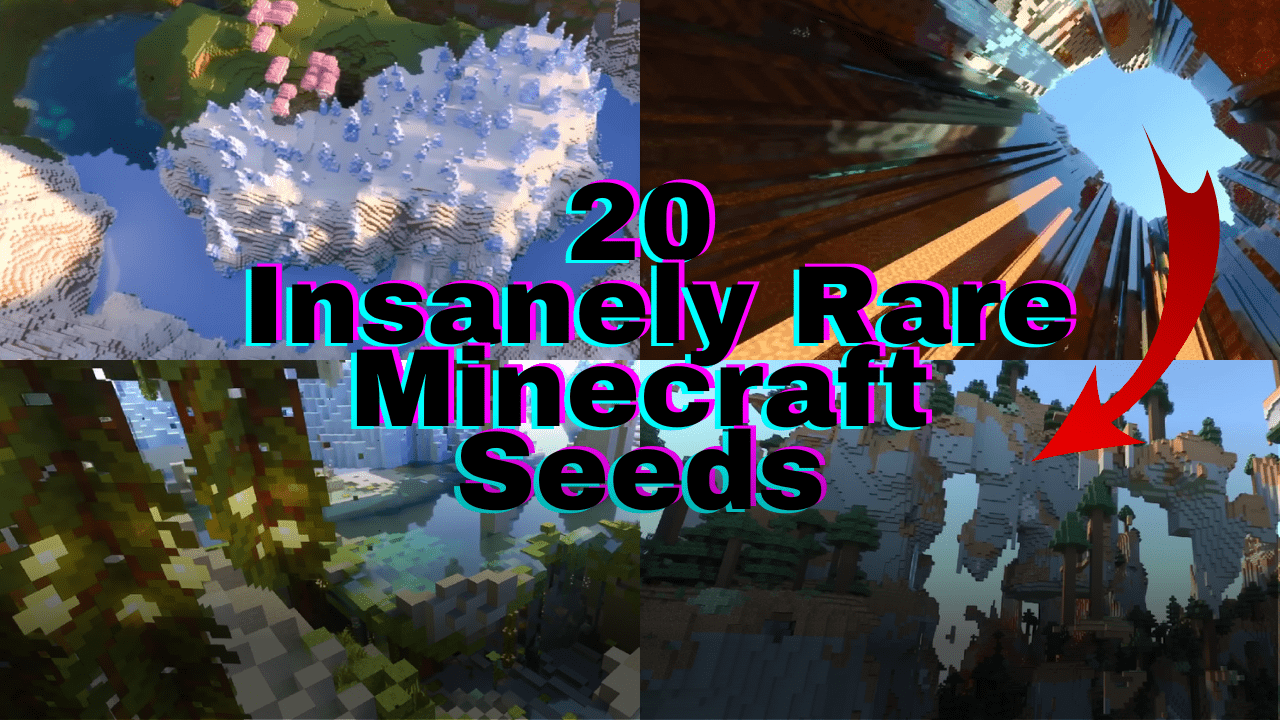 20 Insanely Rare Minecraft Seeds (1.19.4, 1.19.2) - Java/Bedrock Edition 1