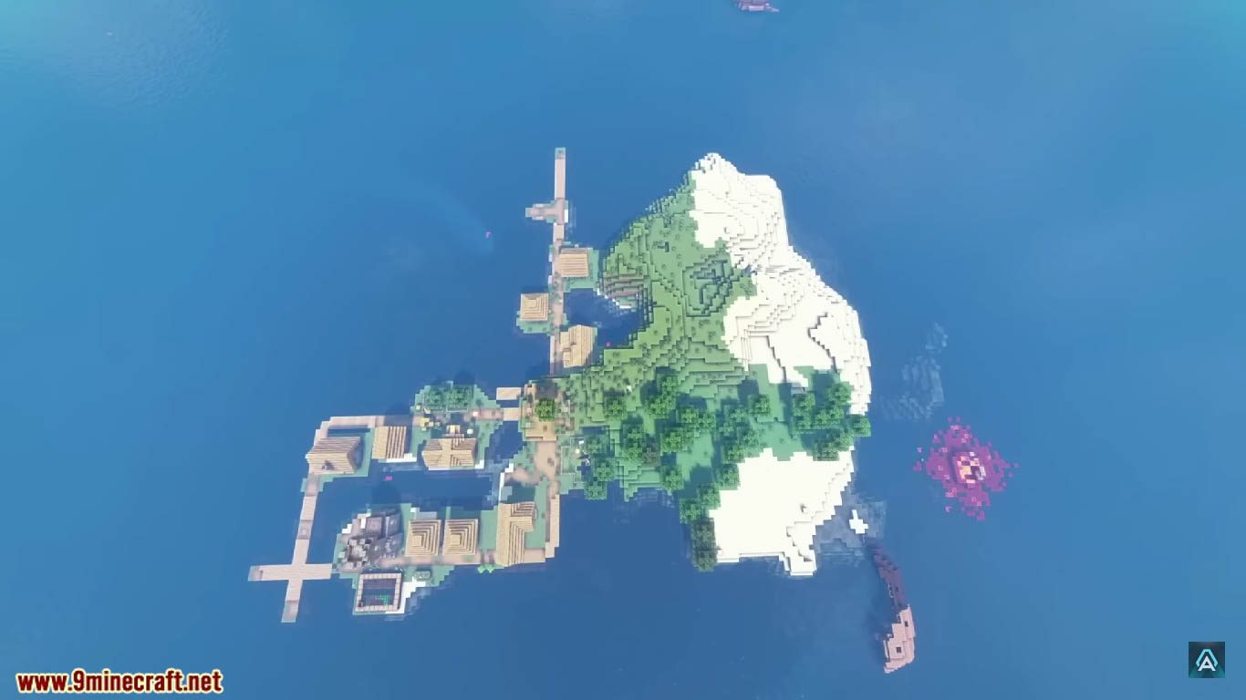 Best Minecraft Seeds With Island Villages (1.19.4, 1.19.2) - Java/Bedrock Edition 3