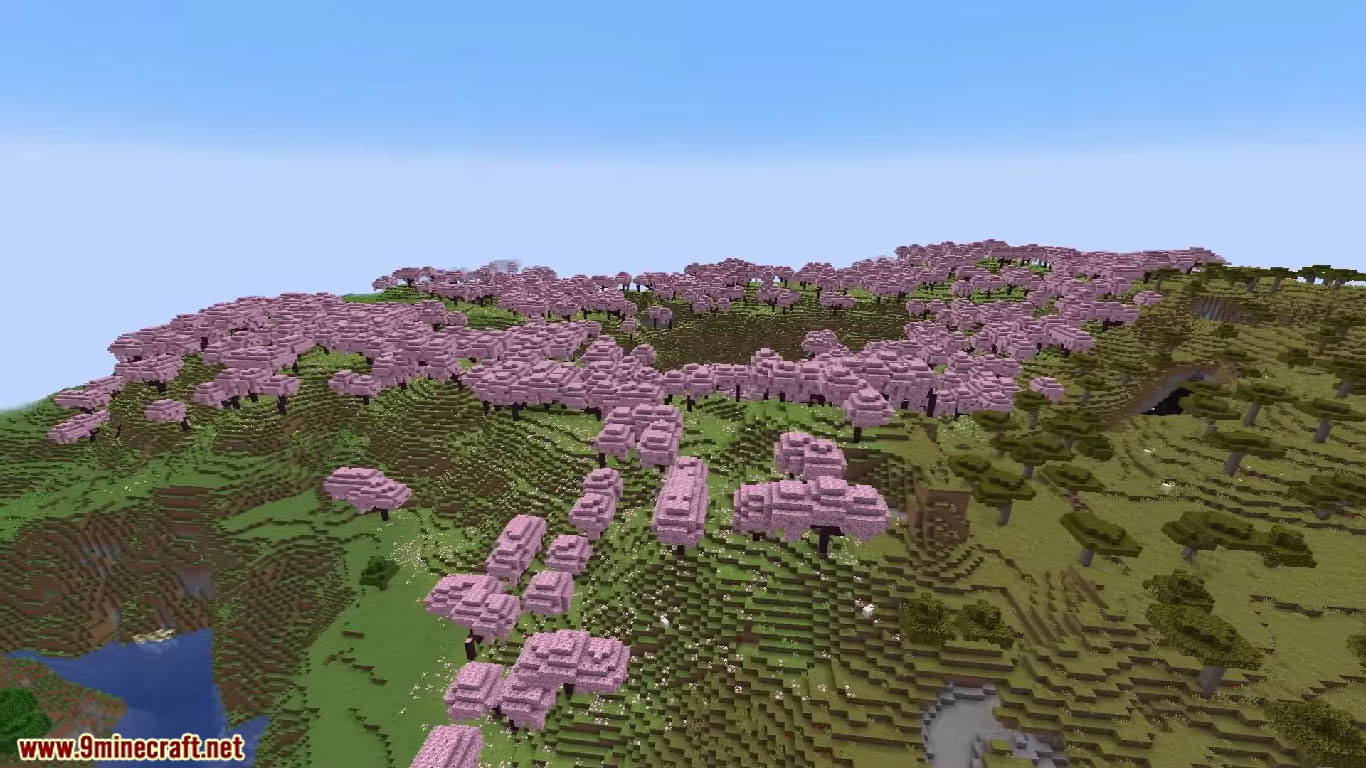 3 Best New Cherry Grove Biome Seeds For Minecraft (1.20.6, 1.20.1) - Java Edition 10