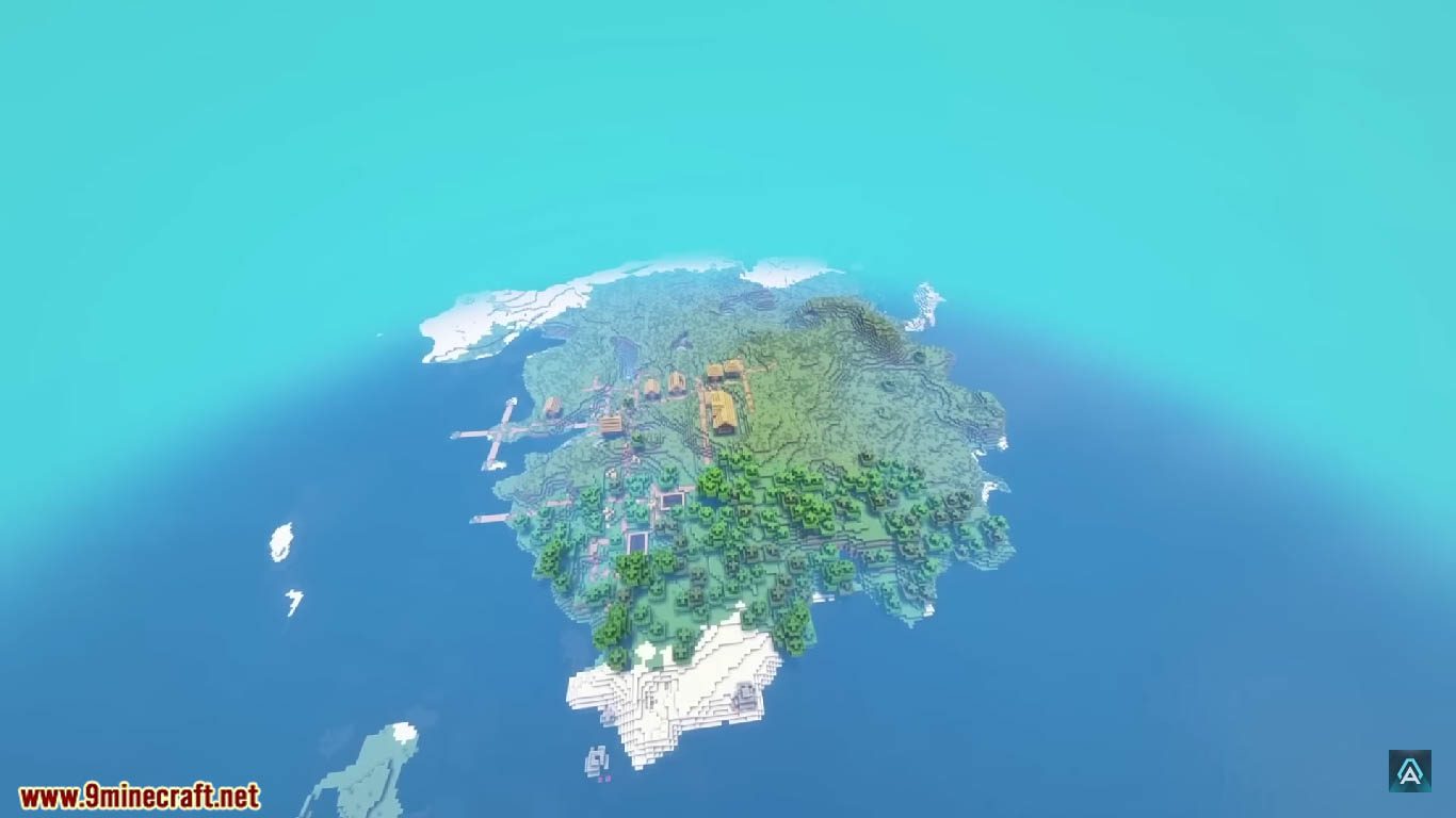 Best Minecraft Seeds With Island Villages (1.19.4, 1.19.2) - Java/Bedrock Edition 10