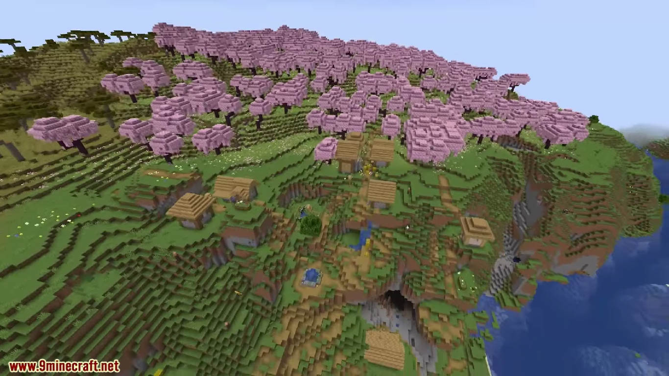 3 Best New Cherry Grove Biome Seeds For Minecraft (1.20.6, 1.20.1) - Java Edition 9