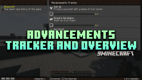 Advancements Tracker and Overview Mod (1.20.1, 1.19.4) – Advancements Overview Thumbnail