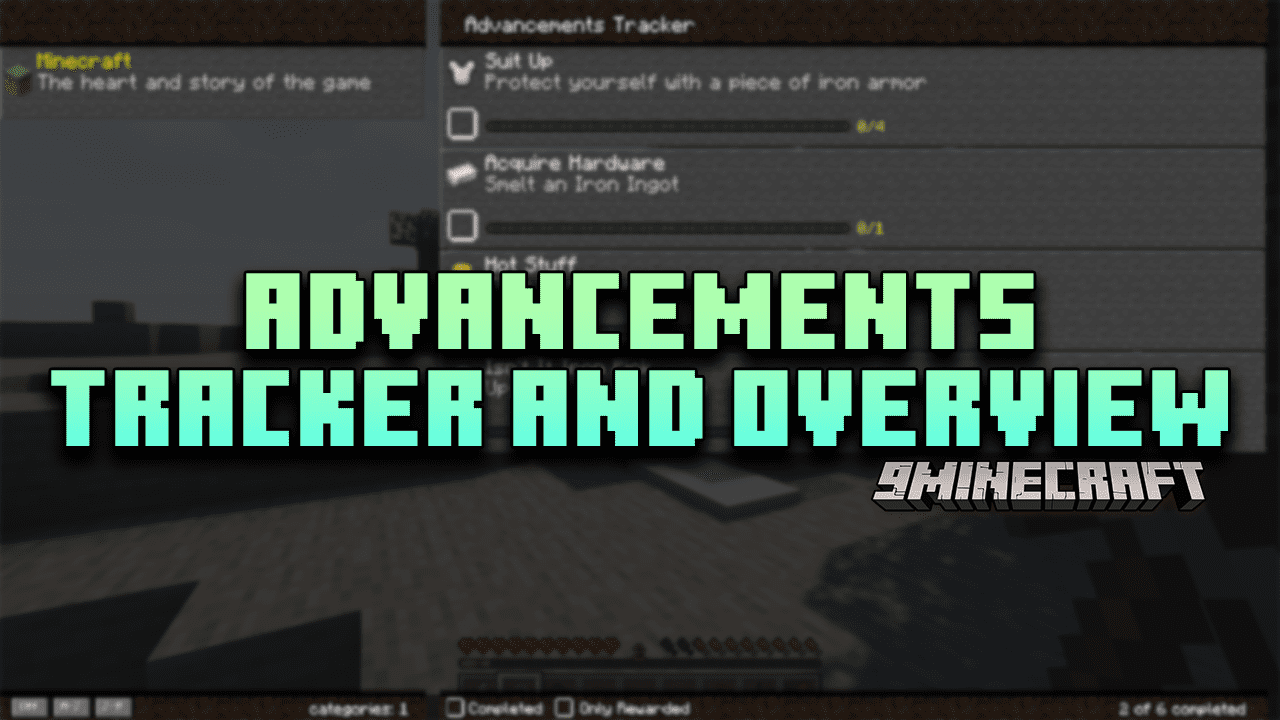 Advancements Tracker and Overview Mod (1.20.1, 1.19.4) - Advancements Overview 1