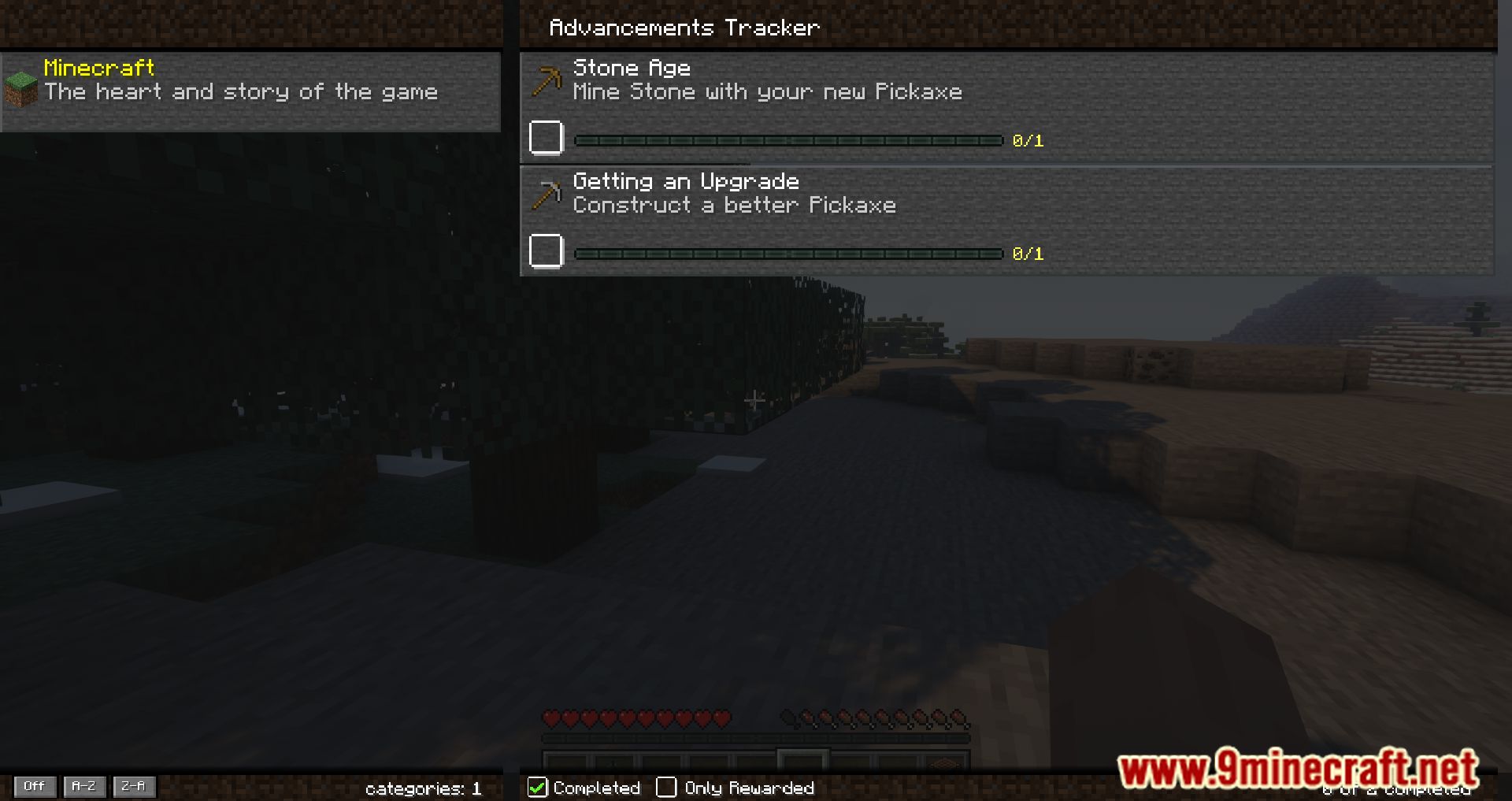 Advancements Tracker and Overview Mod (1.20.1, 1.19.4) - Advancements Overview 6