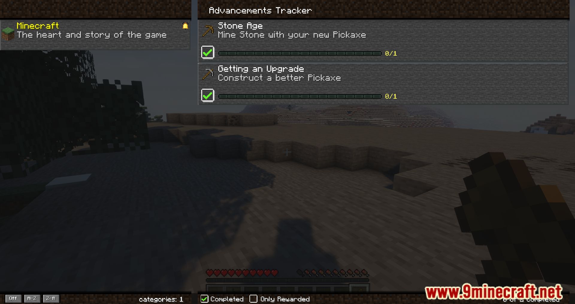 Advancements Tracker and Overview Mod (1.20.1, 1.19.4) - Advancements Overview 8