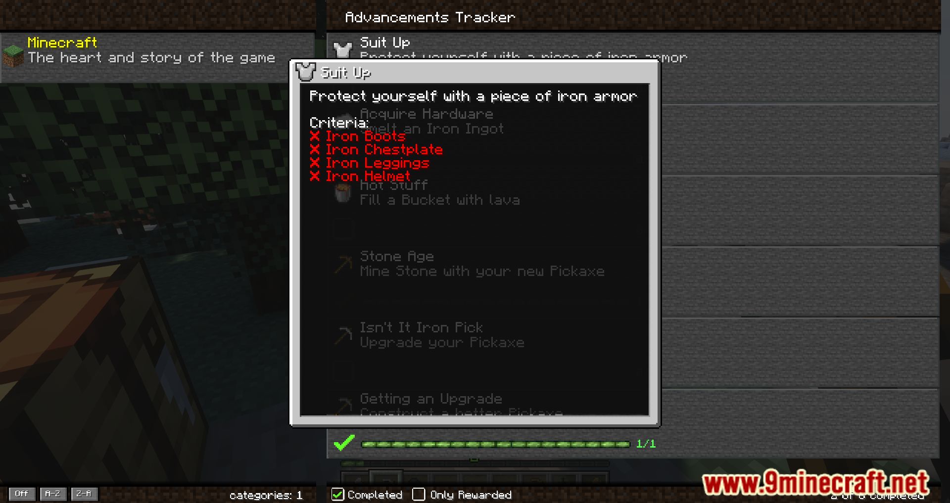 Advancements Tracker and Overview Mod (1.20.1, 1.19.4) - Advancements Overview 10